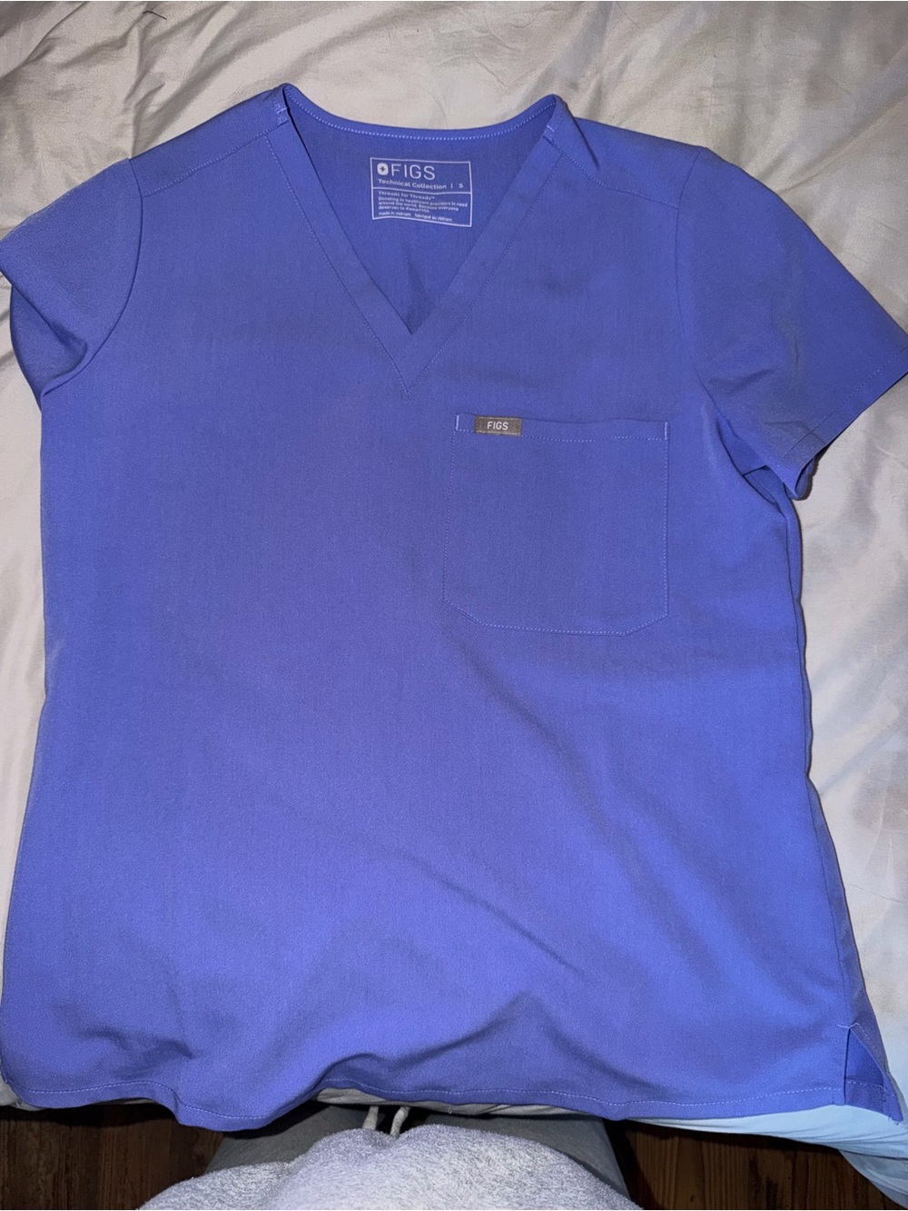 Figs Women’s Blueberry Catarina Scrub Top